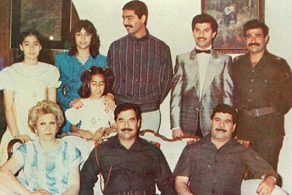صدام و خانواده‌اش