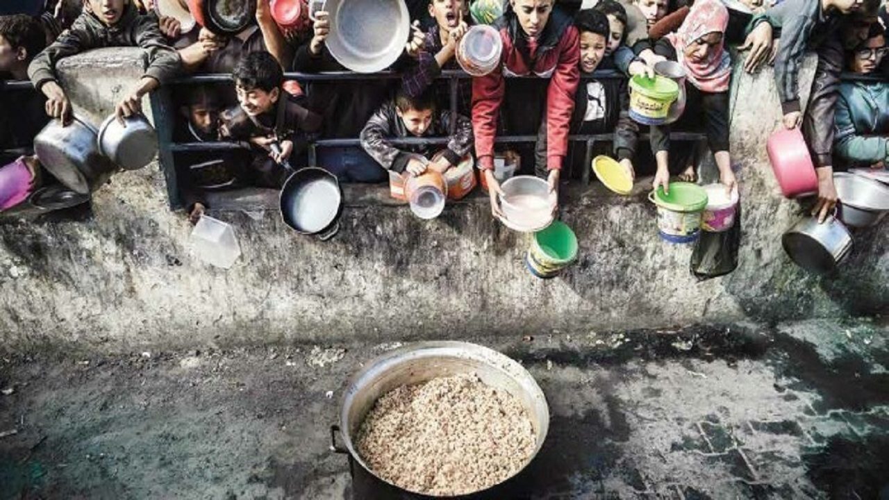 قحطی حقوقبشر در غزه