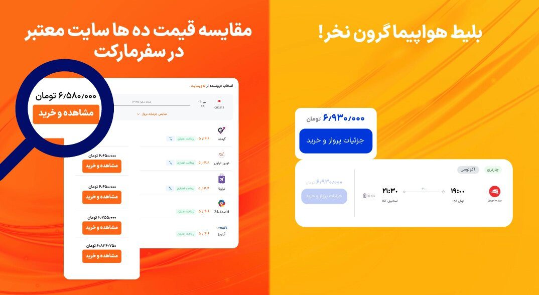 ساده ترین راه برنامه ریزی و رزرو خدمات سفر با کمترین قیمت