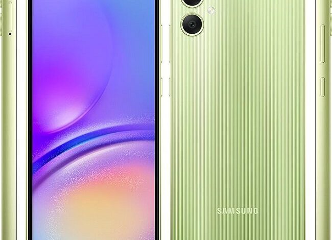 مشخصات گوشی a05