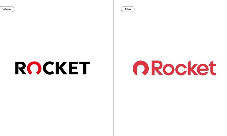 Rocket Logo Old New - راکت با تغییر برند، آماده‌ی رویکردی جدید در سوپر باول می‌شود