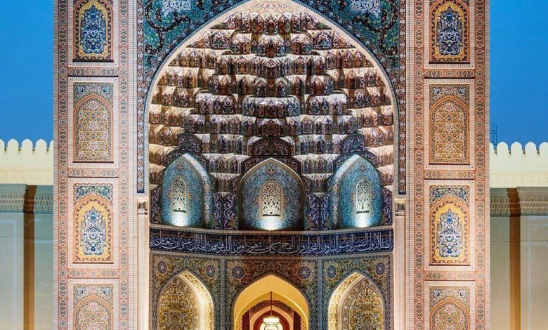 معماری ایرانی مسجد سلطان قابوس در عمان