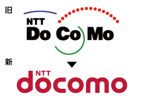 NTT Docomo-logo-history