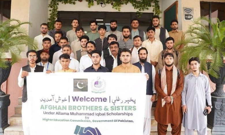 کشور افغانستان , کشور پاکستان , دانشجویان بورسیه ,