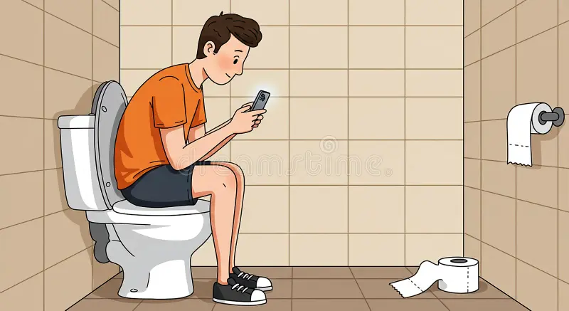 دستشویی رفتن باید چند دقیقه طول بکشد؟
