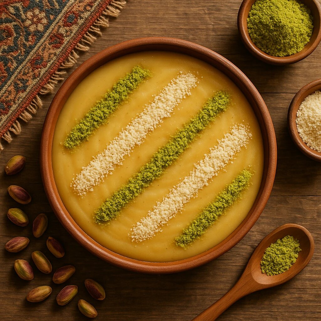 طرز تهیه کاچی سنتی خوشعطر و مقوی + نکاتی برای رنگ و بافت دلخواه