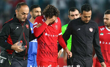 ستاره پرسپولیس راهی بیمارستان شد