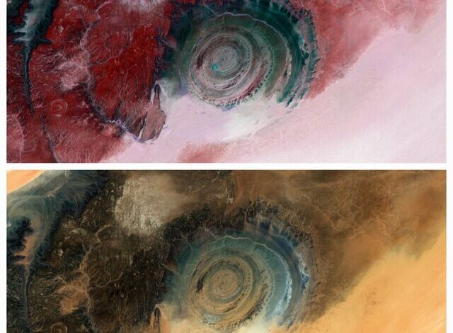 عکس «آژانس فضایی اروپا» از «چشم صحرا»