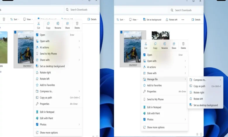ویندوز ۱۱ سبکتر و سریعتر میشود: فایل اکسپلورر با طراحی جدید آماده اجرا فوری