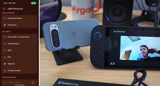 switch2 pixel webcam2 - برند گوگل: گوشی‌های پیکسل حالا می‌توانند وب‌کم Switch 2 باشند