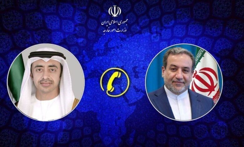 عراقچی شیخ عبدالله بن زاید آل نهیان