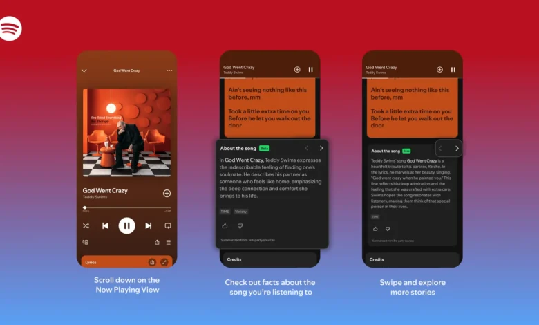 About the Song scaled 1 - اسپاتیفای شنیدن را کافی نمی‌داند و داستان آهنگ‌ها را وارد اپلیکیشن می‌کند