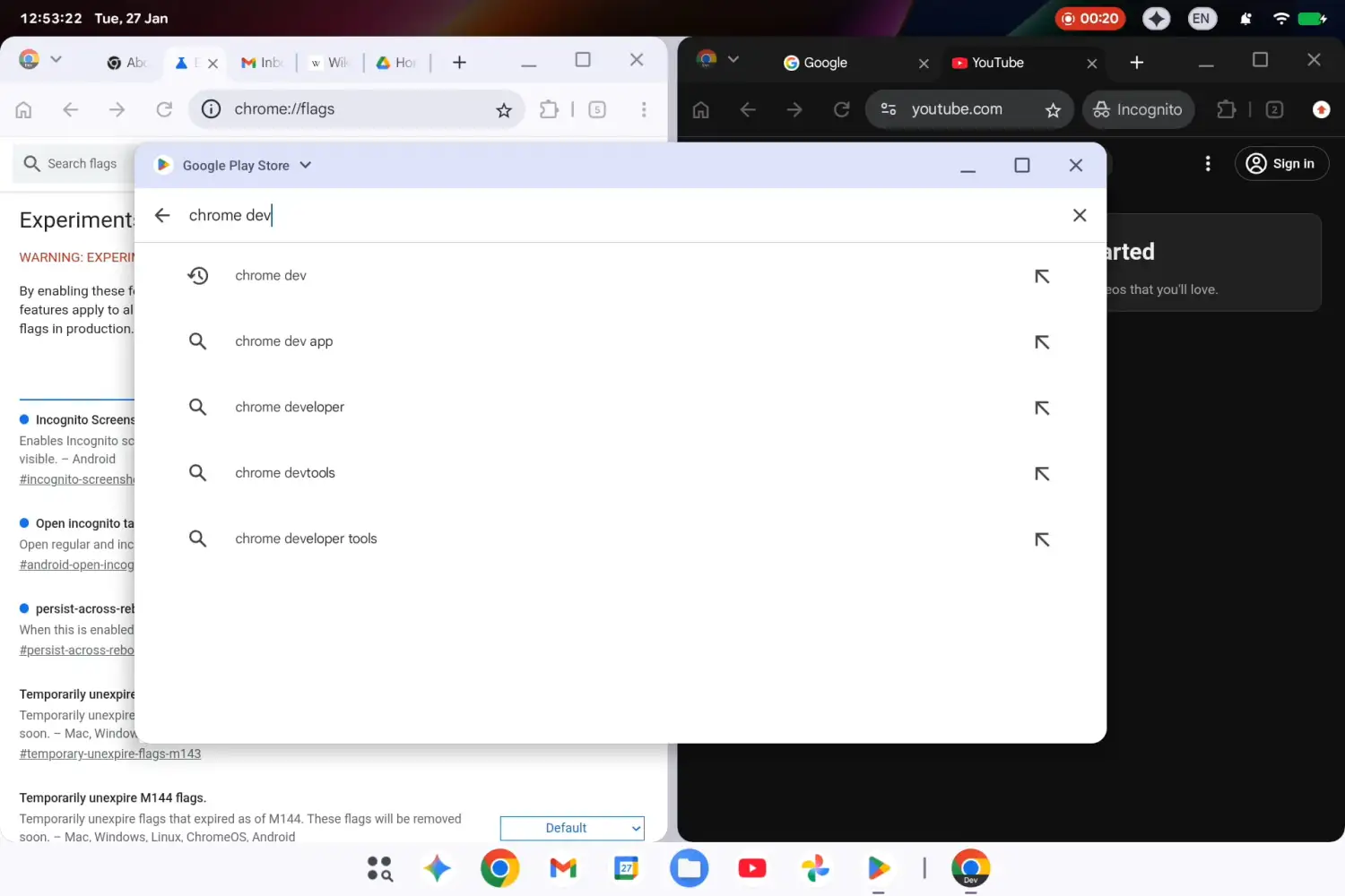 Android desktop Gemini icon 1 - جمِـینای در دسکتاپ اندروید با آیکون دائمی و میانبر صفحه‌کلید عرضه می‌شود