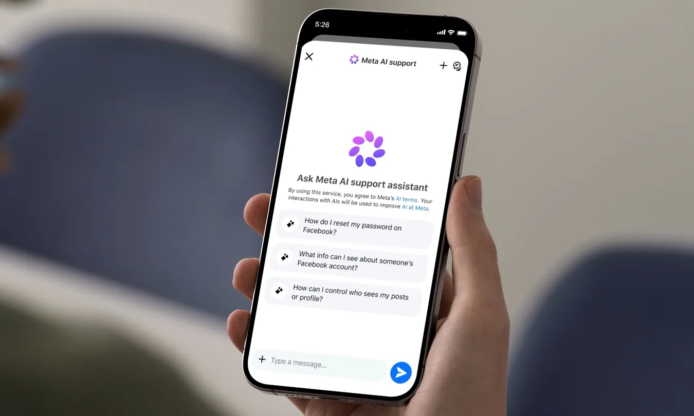 iPhone showing Meta AI Support Assisstant - جاهطلبی اجتماعی متا دردسرساز شد؛ Meta AI پر از روایتهای جعلی و اغراقآمیز