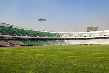 عکس | چمن ورزشگاه آزادی جمعآوری شد!